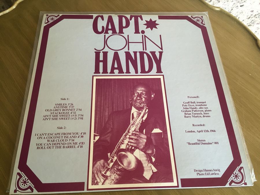 Capt. John Handy With Geoff Bull - Beautiful Dumaine Records - GB-001