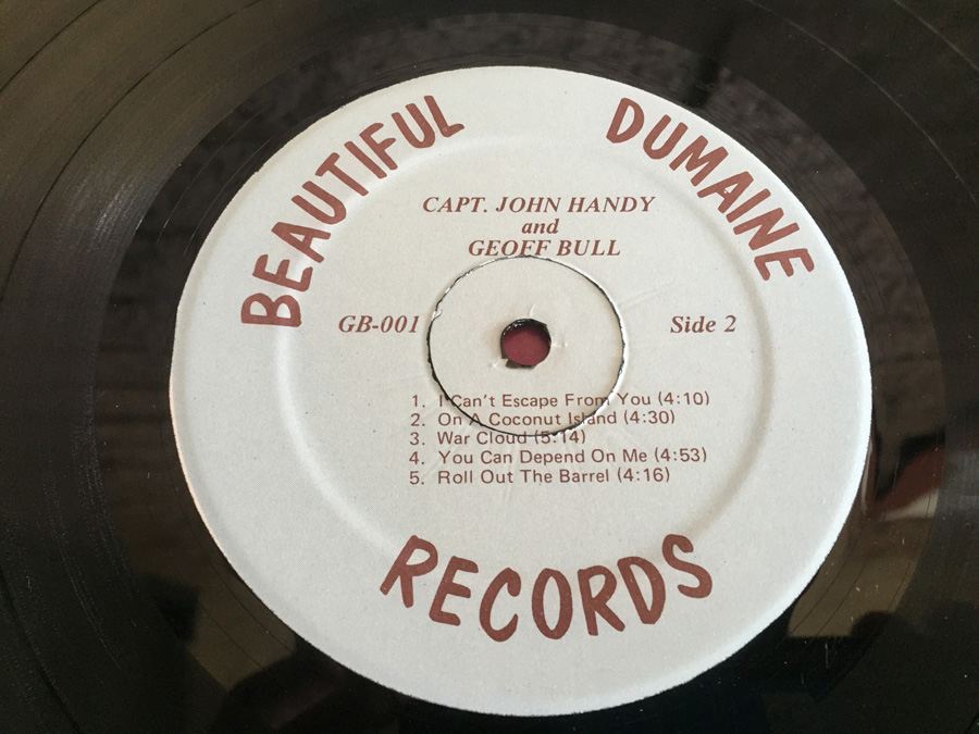 Capt. John Handy With Geoff Bull - Beautiful Dumaine Records - GB-001 [Photo 6]