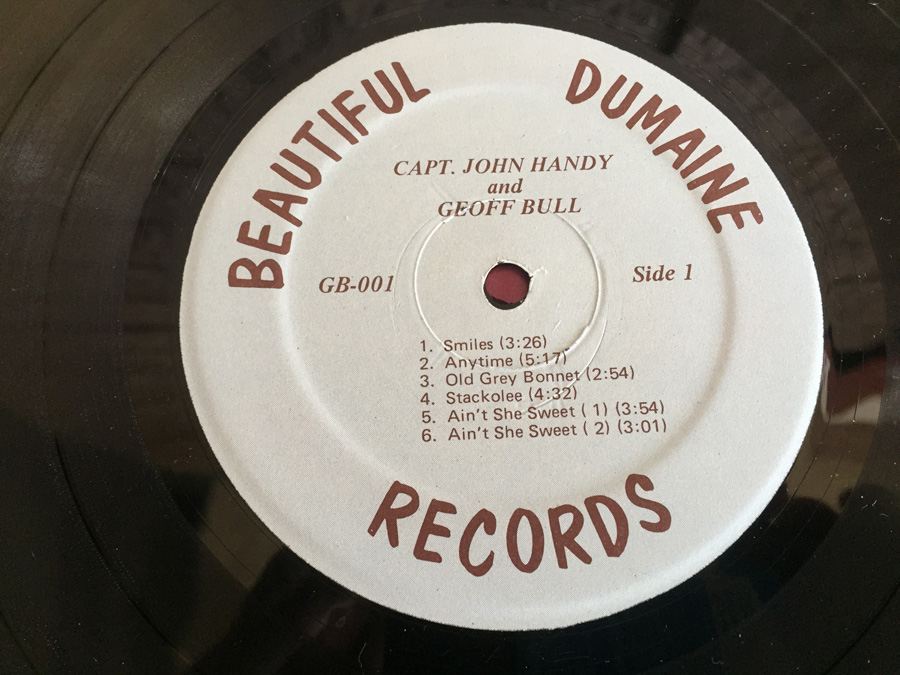 Capt. John Handy With Geoff Bull - Beautiful Dumaine Records - GB-001 [Photo 4]