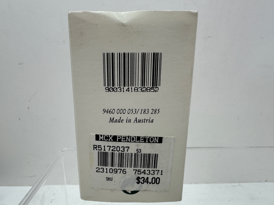 Vintage Swarovski Crystal Miniature Figurines With Gold Accents: Saxophone With Original Box, Piano With Original Box And Flute [Photo 6]