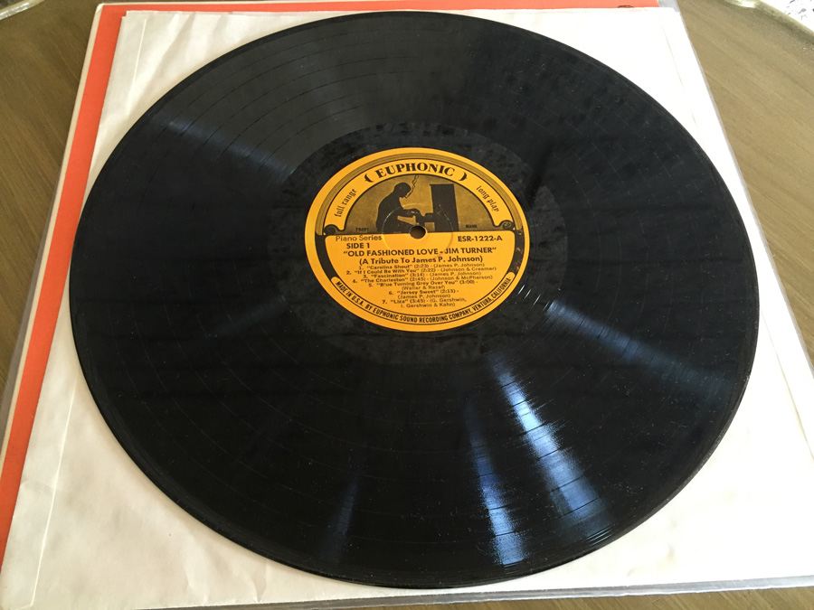 Jim Turner - Old Fashioned Love - Tribute to James P. Johnson - Euphonic - ESR-1222 [Photo 3]