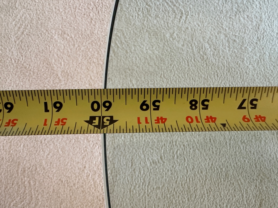 Modernist Lucite Base Coffee Table With Oval Glass Top 60'W X 30'D X 16'H [Photo 13]