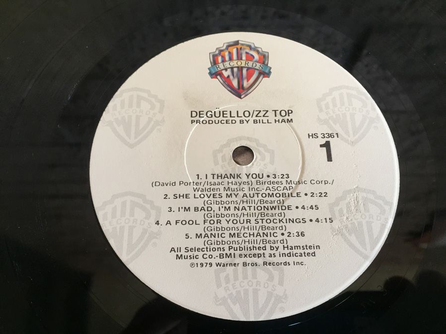 ZZ Top ‎- Degüello - Warner Bros. Records ‎- HS 3361 [Photo 6]