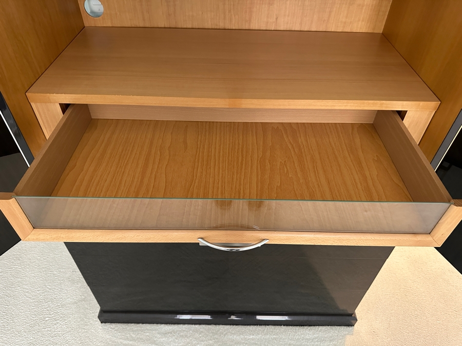 Just Added - 3-Piece Modern Armoire Cabinet With 3-Drawers 47'W X 25'D X 81.5'H - Purchased From Lawrence Furniture For $2,299 [Photo 4]