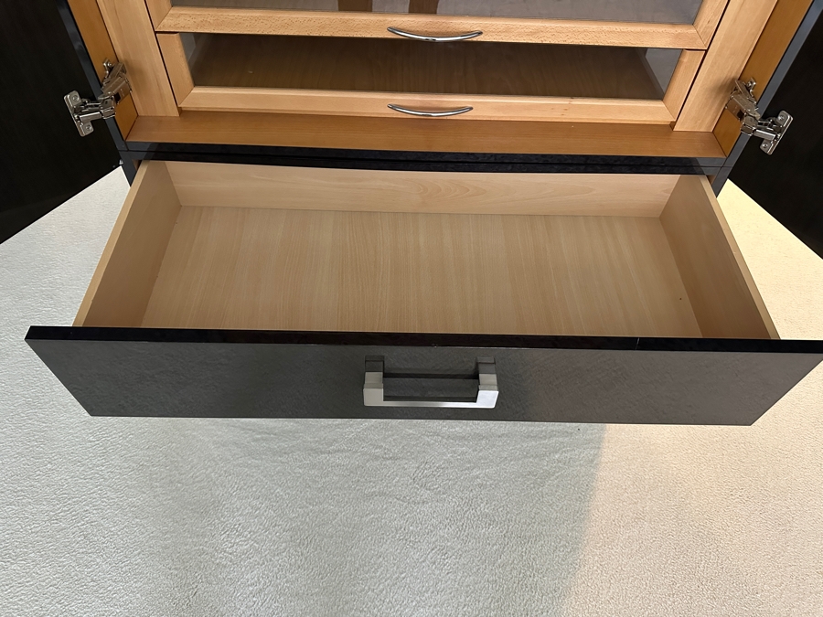 Just Added - 3-Piece Modern Armoire Cabinet With 3-Drawers 47'W X 25'D X 81.5'H - Purchased From Lawrence Furniture For $2,299 [Photo 5]