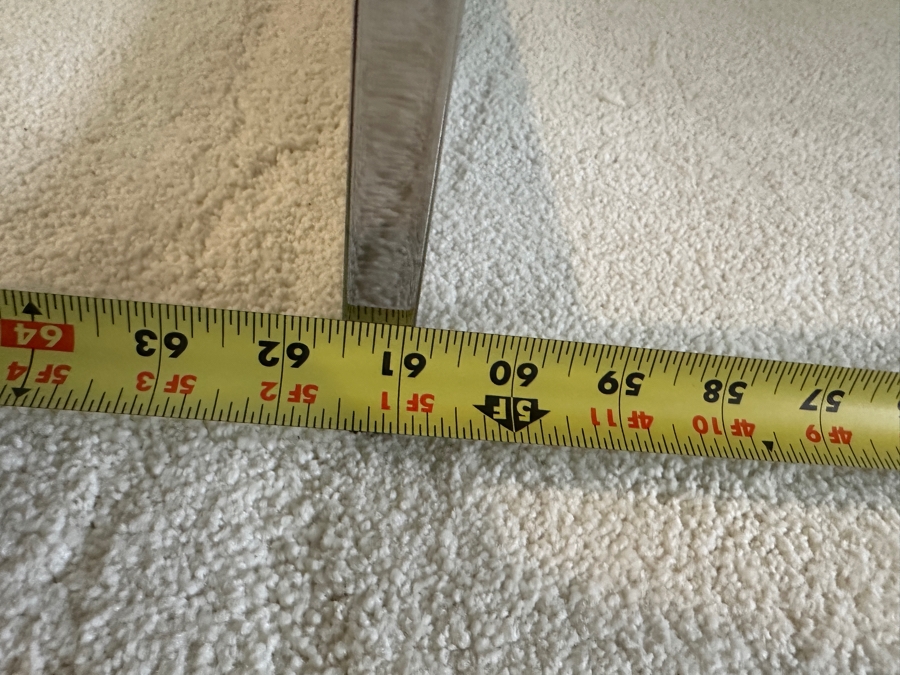 Just Added - Design Institute Of America (DIA) Chrome Island Bench With 2 Cushions 61.5'W X 17'D X 18'H [Photo 9]