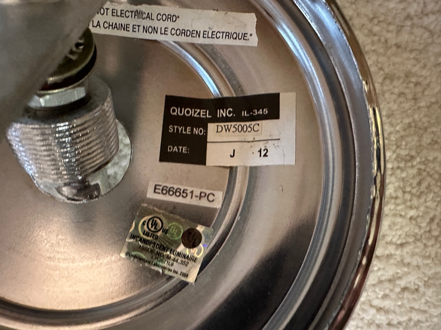 Quoizel Downtown 5-Light Steel And Crystal Orb Chandelier Light Fixture [Photo 3]