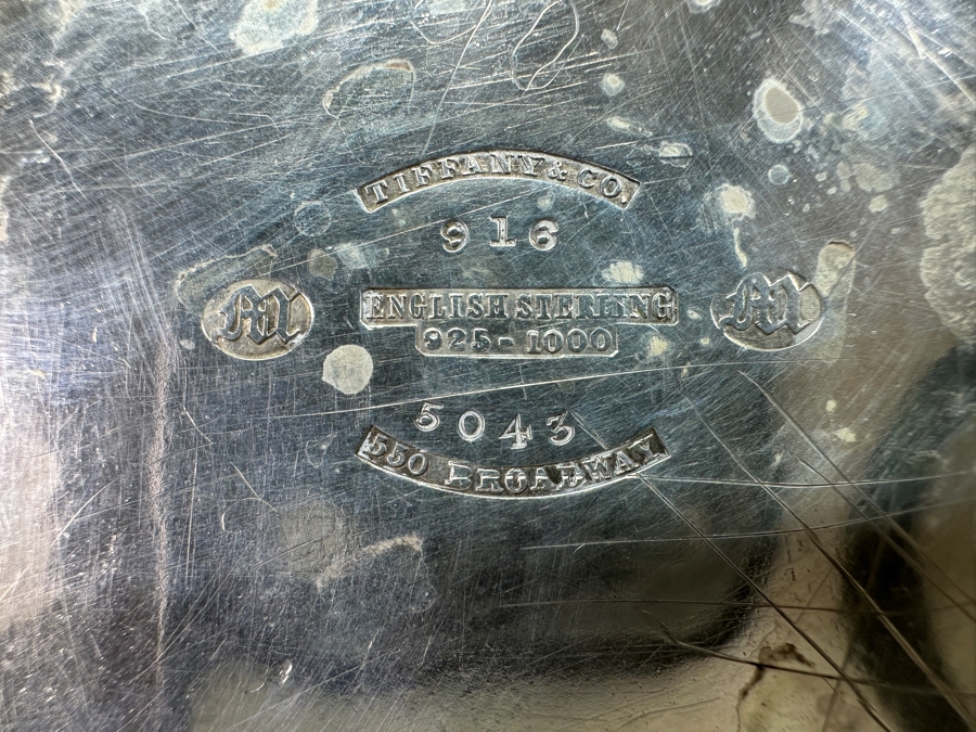 Antique TIFFANY & CO. C. 1854-1870 (Edward C. Moore) Sterling Silver Water Pitcher 10.25'H - 988g - Current Sterling Silver Melt Value Is $2,855 [Photo 10]