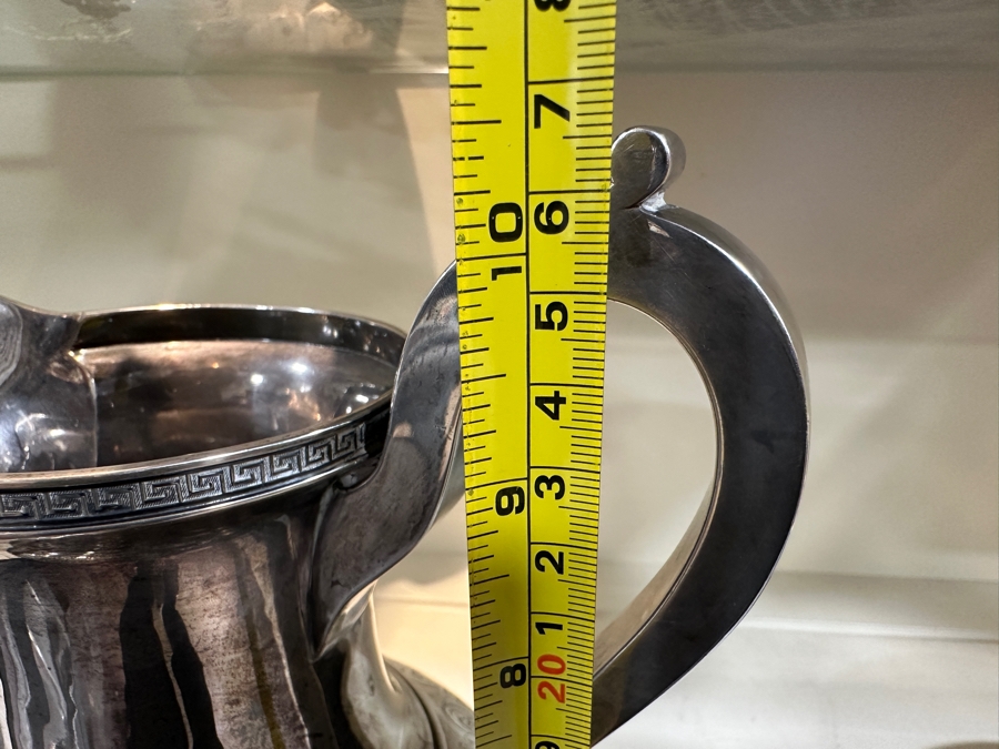 Antique TIFFANY & CO. C. 1854-1870 (Edward C. Moore) Sterling Silver Water Pitcher 10.25'H - 988g - Current Sterling Silver Melt Value Is $2,855 [Photo 15]