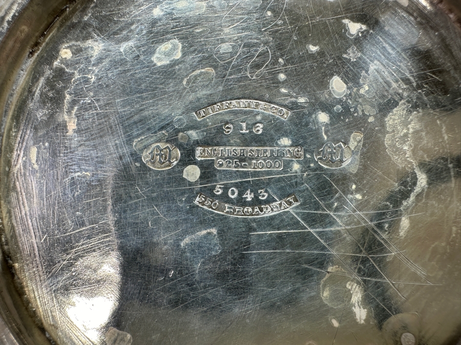 Antique TIFFANY & CO. C. 1854-1870 (Edward C. Moore) Sterling Silver Water Pitcher 10.25'H - 988g - Current Sterling Silver Melt Value Is $2,855 [Photo 11]