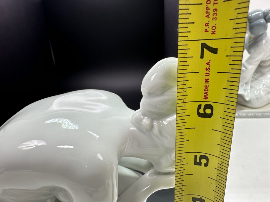 Vintage Rosenthal Porcelain Figurine Titled 'The Drinking Woman' Designed By Ernst Wenck 5.5'W X 3'D X 6.5'H [Photo 13]