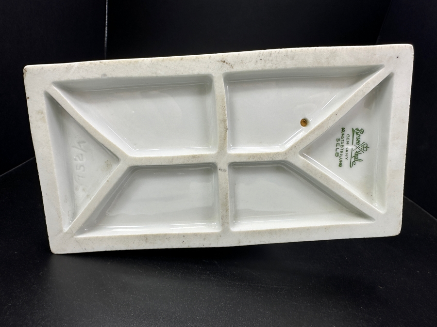 Vintage Rosenthal Porcelain Figurine Titled 'The Drinking Woman' Designed By Ernst Wenck 5.5'W X 3'D X 6.5'H [Photo 8]