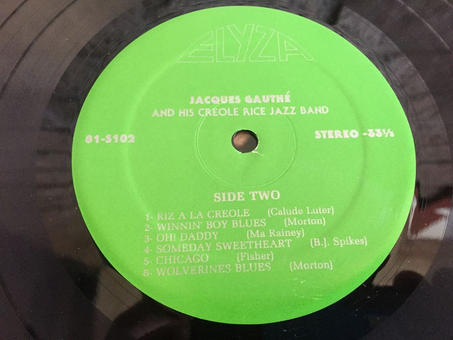 Jacques Gauthé And His Creole Rice Jazz Band ‎- Riz À La Creole [Photo 6]