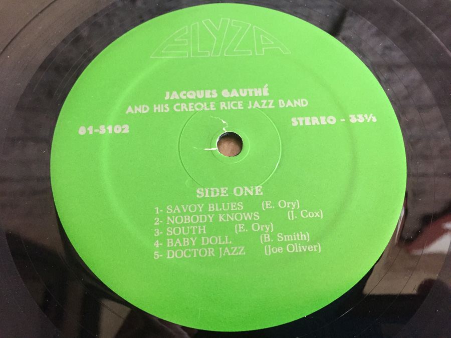 Jacques Gauthé And His Creole Rice Jazz Band ‎- Riz À La Creole [Photo 4]
