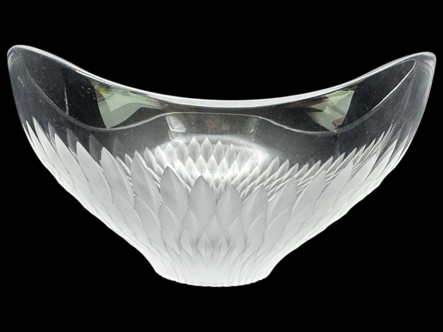 Just Added - Villeroy & Bach Flora Hand Cut Crystal 7' Bowl Made In Italy Retails $119