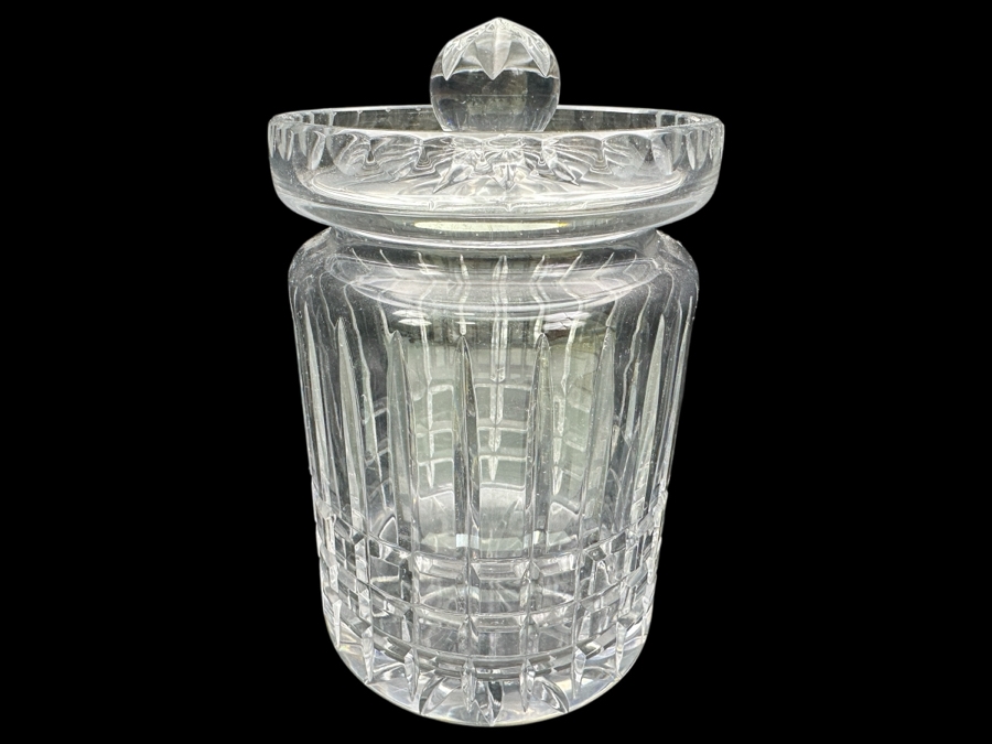 Just Added - Ceska Crystal Biscuit Jar 8'H