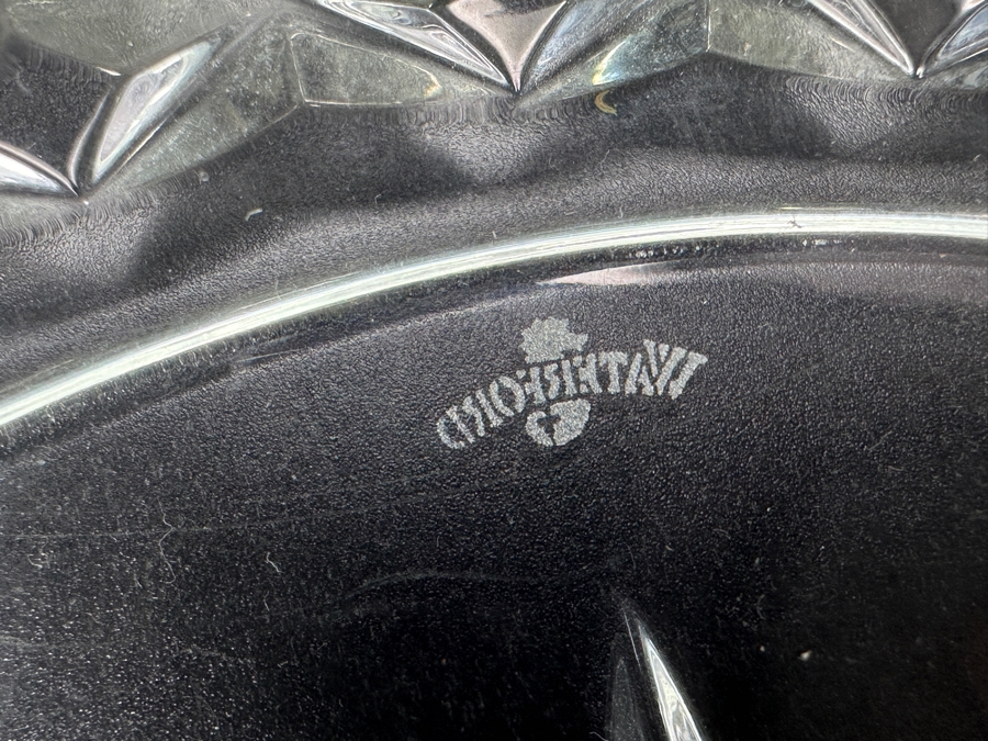 Just Added - Waterford Crystal Lismore Square Signed Sean O'Donnell 2002 Square Crystal Plate 11.75' X 12' [Photo 6]