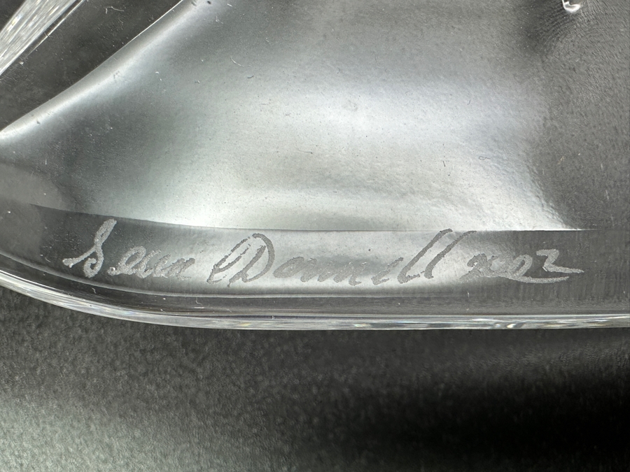 Just Added - Waterford Crystal Lismore Square Signed Sean O'Donnell 2002 Square Crystal Plate 11.75' X 12' [Photo 5]