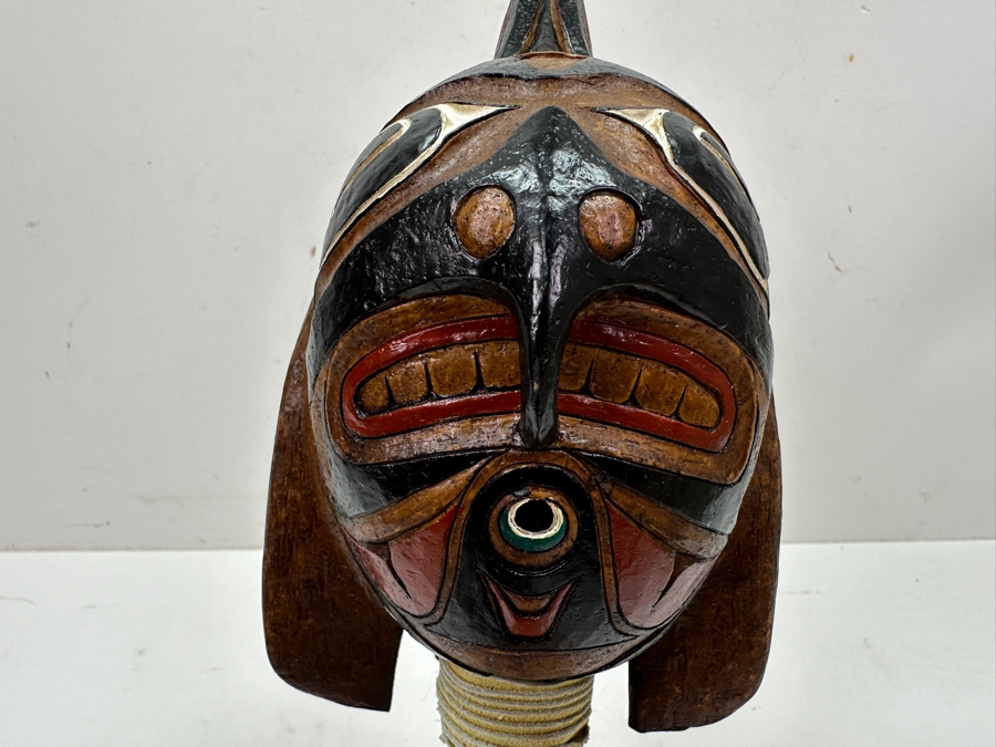 Just Added - Reproduction Northwest Coast Raven Rattle By BOMA 13'L [Photo 6]