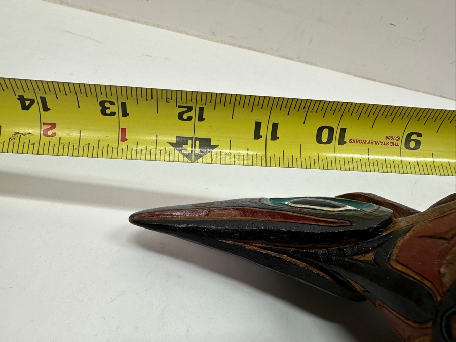 Just Added - Reproduction Northwest Coast Raven Rattle By BOMA 13'L [Photo 9]