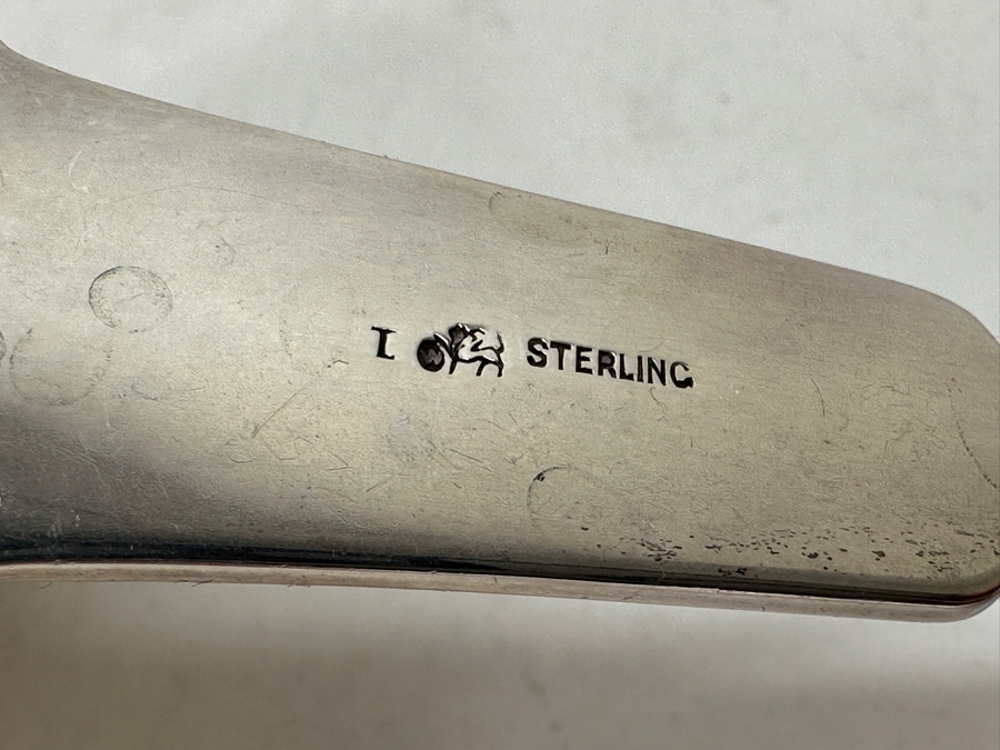 Just Added - Large Vintage Sterling Silver Ladle 12.5'L 220g - Current Silver Melt Value $680 [Photo 6]