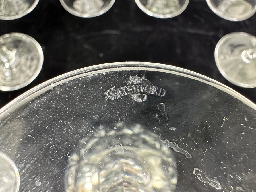Just Added - (10) Waterford Crystal Kildare Water Goblet Stemware Glass 7'H - Retails $1,000 [Photo 5]