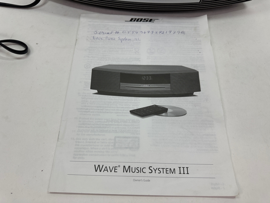 Just Added - BOSE Wave Music System III [Photo 4]