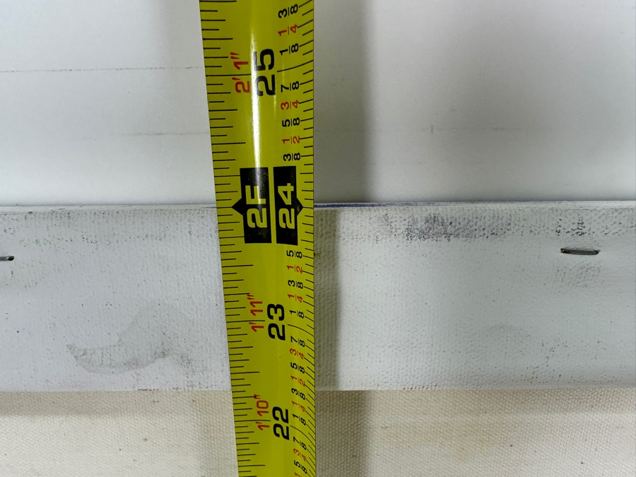 Just Added - Caroline Howe Morse (1934-2025, American) Original 'Interpretive Realism' Oil Painting On Canvas Of The Seattle Skyline Signed Lower Right - Her Artwork Is Featured At The La Jolla Community Center / La Jolla Art Association 36 X 24 [Photo 9]