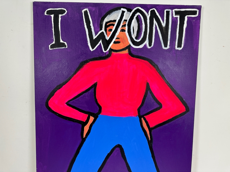 Just Added - Caroline Howe Morse (1934-2025, American) Original 'Interpretive Realism' Oil Painting On Canvas Unsigned - Her Artwork Is Featured At The La Jolla Community Center Through The La Jolla Art Association 24' X 36'
 [Photo 3]