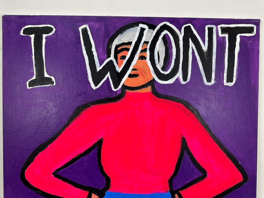 Just Added - Caroline Howe Morse (1934-2025, American) Original 'Interpretive Realism' Oil Painting On Canvas Unsigned - Her Artwork Is Featured At The La Jolla Community Center Through The La Jolla Art Association 24' X 36'
 [Photo 2]