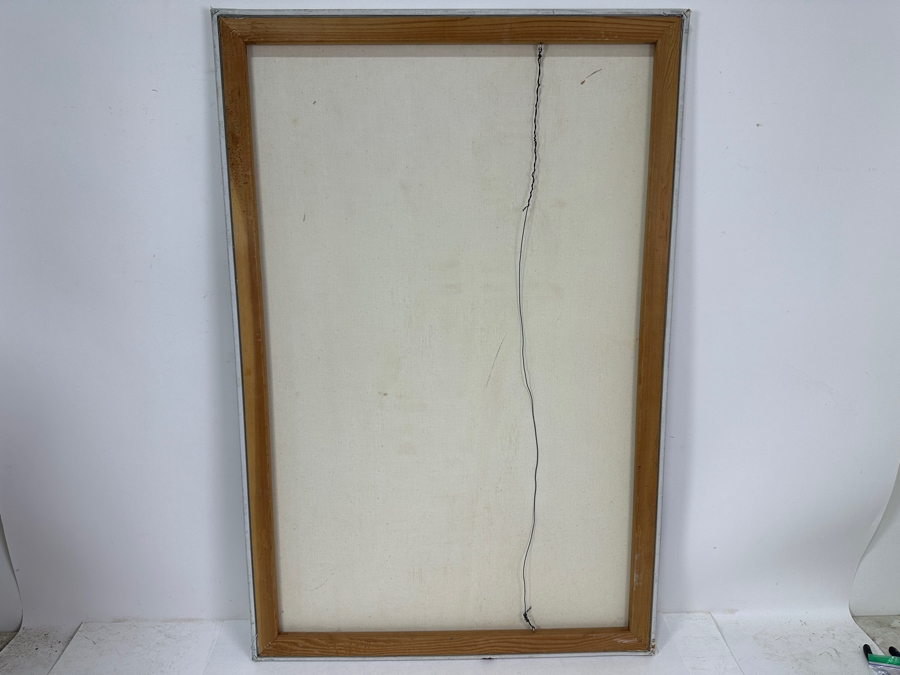 Just Added - Caroline Howe Morse (1934-2025, American) Original 'Interpretive Realism' Oil Painting On Canvas Unsigned - Her Artwork Is Featured At The La Jolla Community Center Through The La Jolla Art Association 24' X 36'
 [Photo 5]