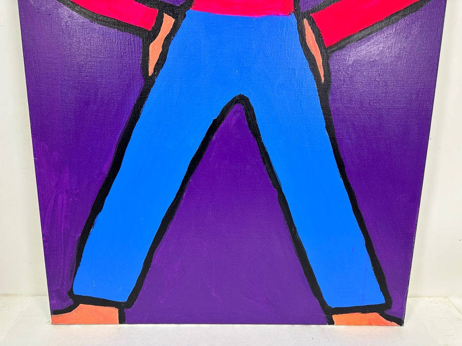 Just Added - Caroline Howe Morse (1934-2025, American) Original 'Interpretive Realism' Oil Painting On Canvas Unsigned - Her Artwork Is Featured At The La Jolla Community Center Through The La Jolla Art Association 24' X 36'
 [Photo 4]