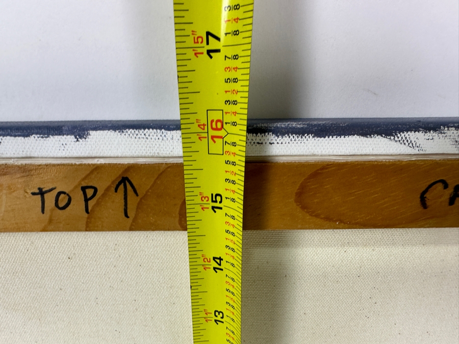 Just Added - Caroline Howe Morse (1934-2025, American) Original 'Interpretive Realism' Oil Painting On Canvas Titled 'Tool (Power Saw)' Signed Verso - Her Artwork Is Featured At The La Jolla Community Center Through The La Jolla Art Association 20' X 16' [Photo 10]