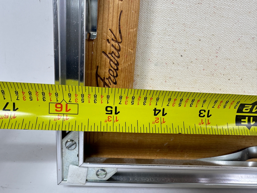 Just Added - Caroline Howe Morse (1934-2025, American) Original 'Interpretive Realism' Oil Painting On Canvas Titled 'Littlefield AZ' Signed Lower Right - Her Artwork Is Featured At The La Jolla Community Center / The La Jolla Art Association 16 X 20
 [Photo 8]