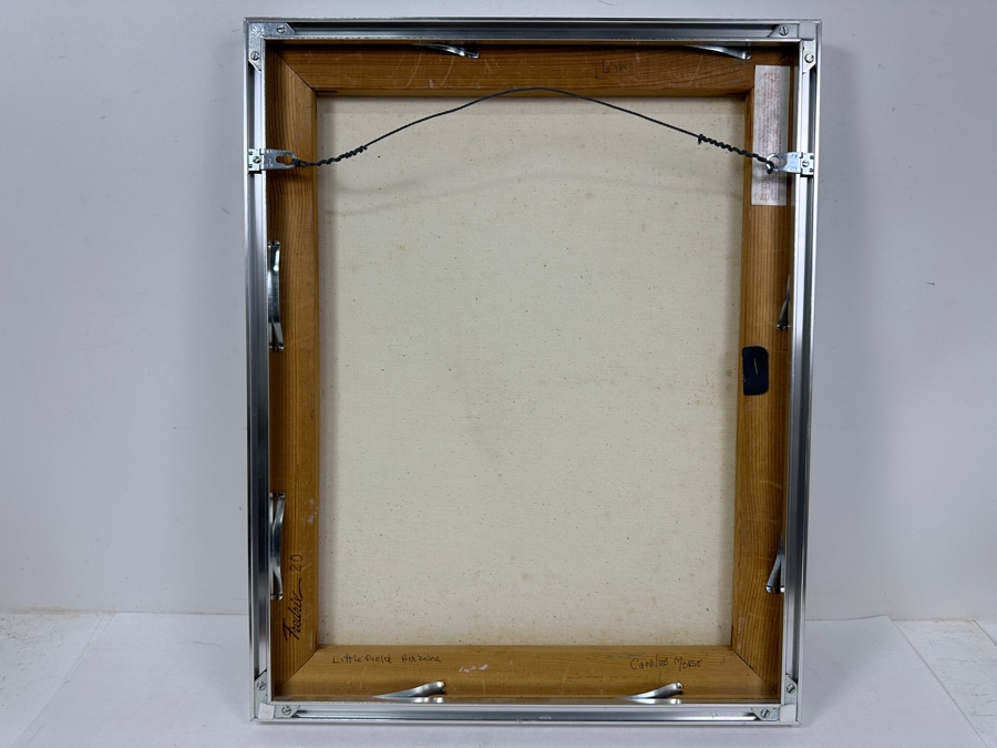 Just Added - Caroline Howe Morse (1934-2025, American) Original 'Interpretive Realism' Oil Painting On Canvas Titled 'Littlefield AZ' Signed Lower Right - Her Artwork Is Featured At The La Jolla Community Center / The La Jolla Art Association 16 X 20
 [Photo 5]