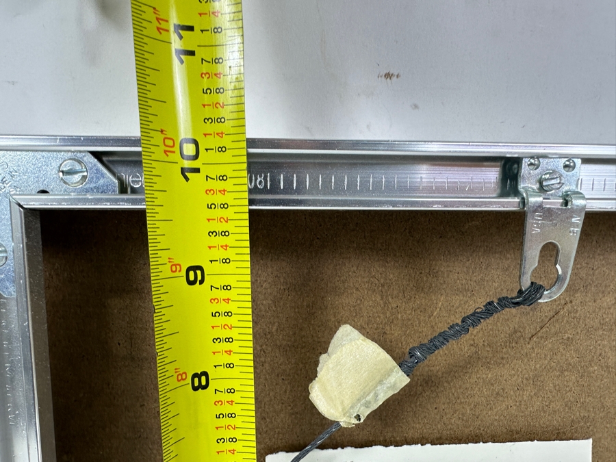 Just Added - Caroline Howe Morse (1934-2025, American) Original 'Interpretive Realism' Mixed Media Collage Titled 'Pennies And Plums' Signed Verso - Her Artwork Is Featured At The La Jolla Community Center / The La Jolla Art Association 10 X 10
 [Photo 9]