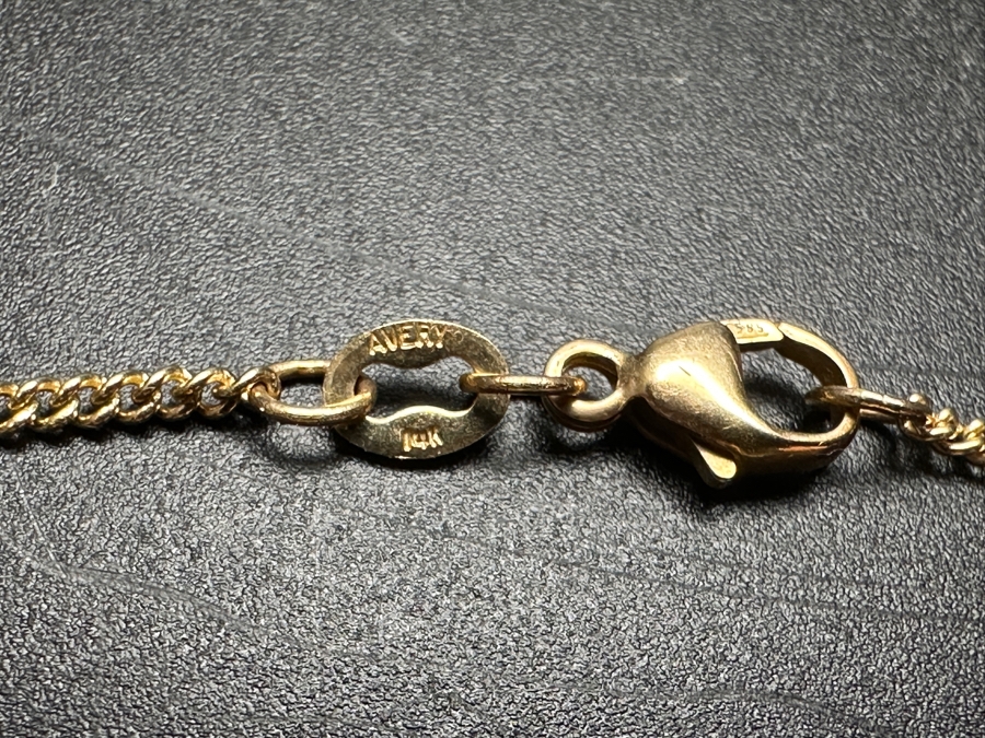 Just Added - 14k Gold Cross Pendant With 14k Gold 24' Chain Necklace 10.6g - $953 Melt Value [Photo 6]