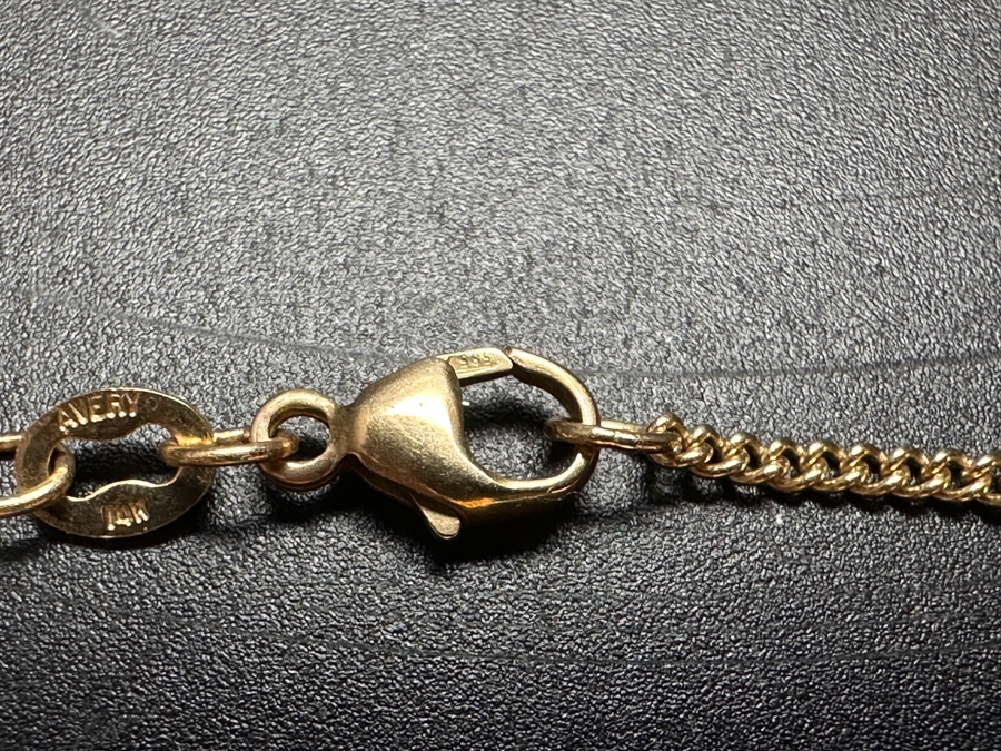 Just Added - 14k Gold Cross Pendant With 14k Gold 24' Chain Necklace 10.6g - $953 Melt Value [Photo 7]