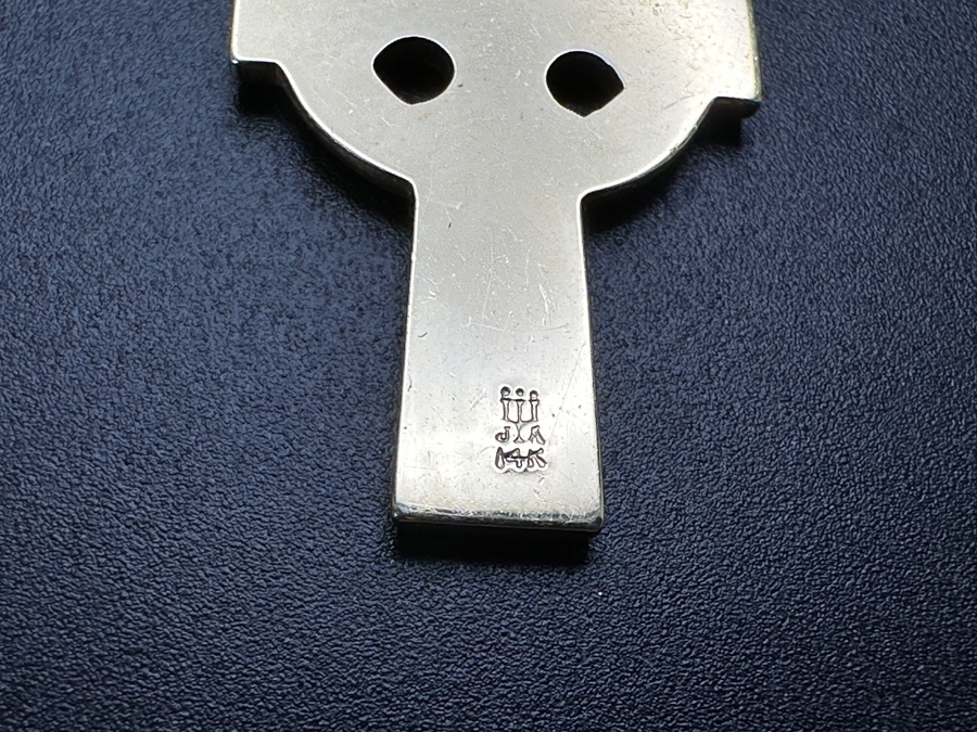 Just Added - 14k Gold Cross Pendant With 14k Gold 24' Chain Necklace 10.6g - $953 Melt Value [Photo 5]