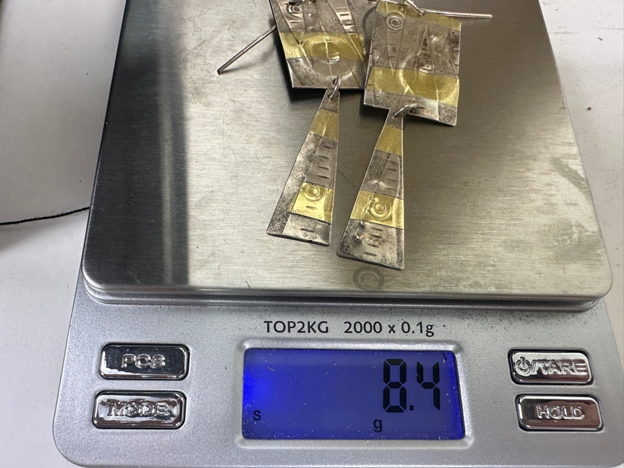 Just Added - Sterling Silver Earrings By Lucinda Moran 8.4g [Photo 5]