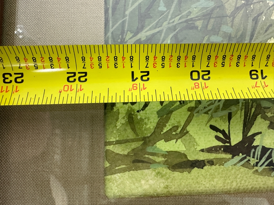 Just Added - Mike Dantes (20th Century, Australian) Original Watercolor Painting On Paper Signed Lower Right 21.5' X 15' Framed 27.5' X 21' [Photo 8]