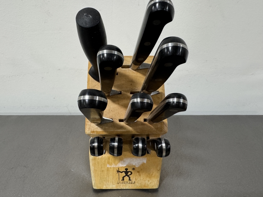 Just Added - J.A. Henkels 11 Piece Knife Set with Block
