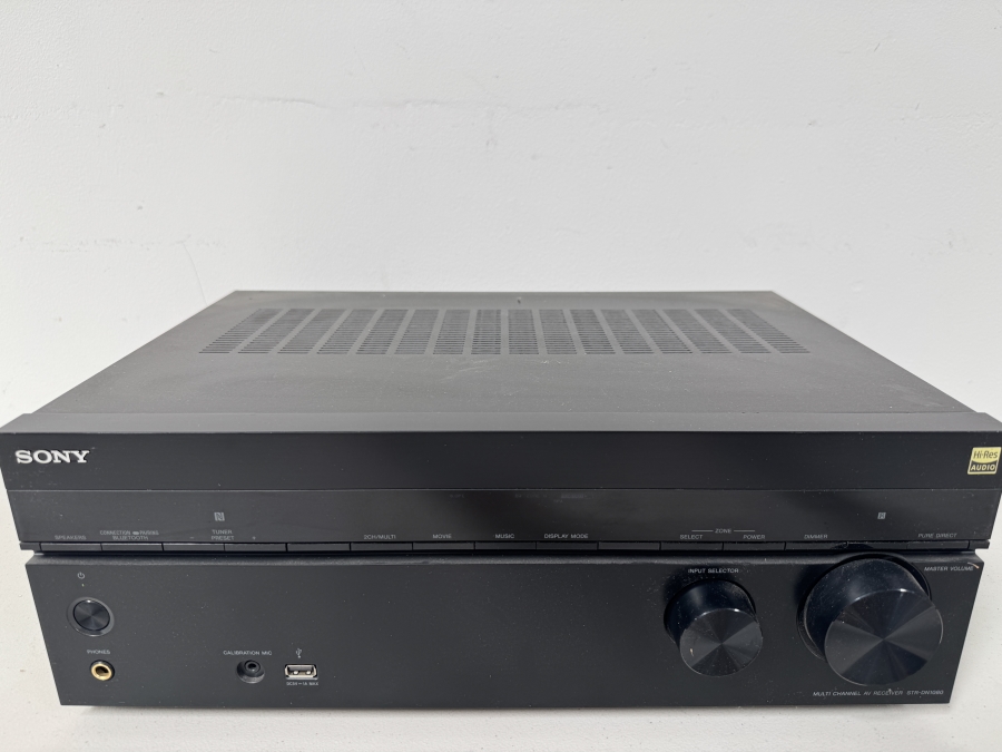 Just Added - Sony STR-DN1080 Multi Channel AV Receiver High Resolution Audio With Bluetooth / Wi-Fi Includes Remote And Manuals  [Photo 2]