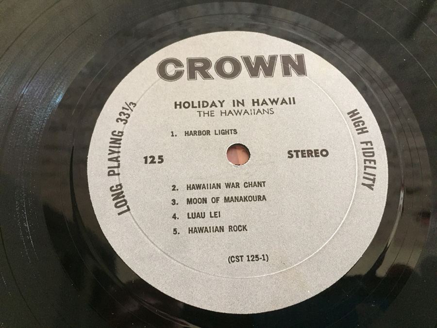Hawaiians, The ‎- Holiday In Hawaii - Crown Records - CST 125 [Photo 4]