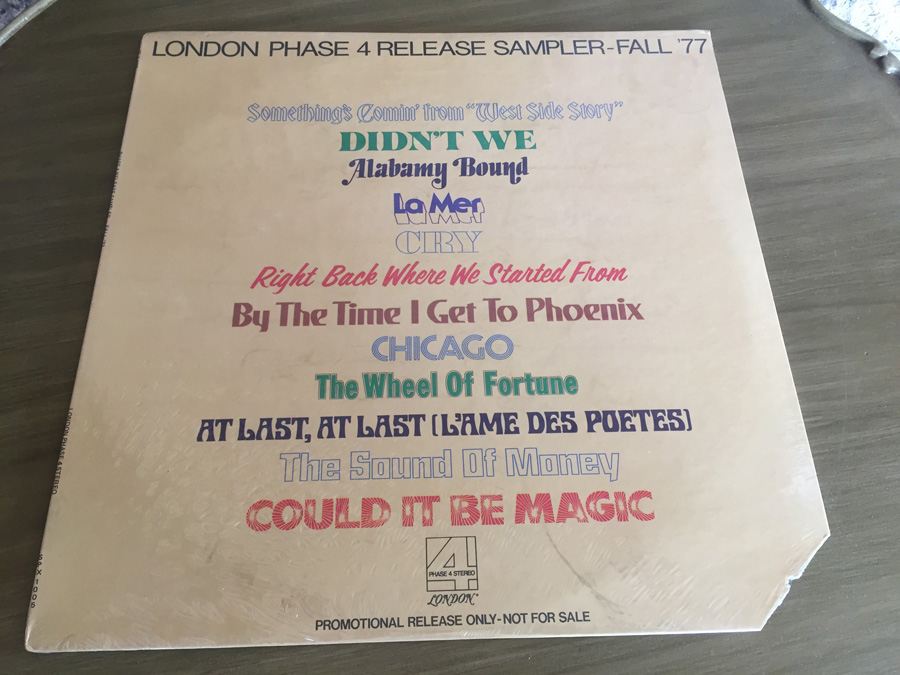 London Phase 4 Release Sampler - Fall 77 - PROMO - SEALED [Photo 1]