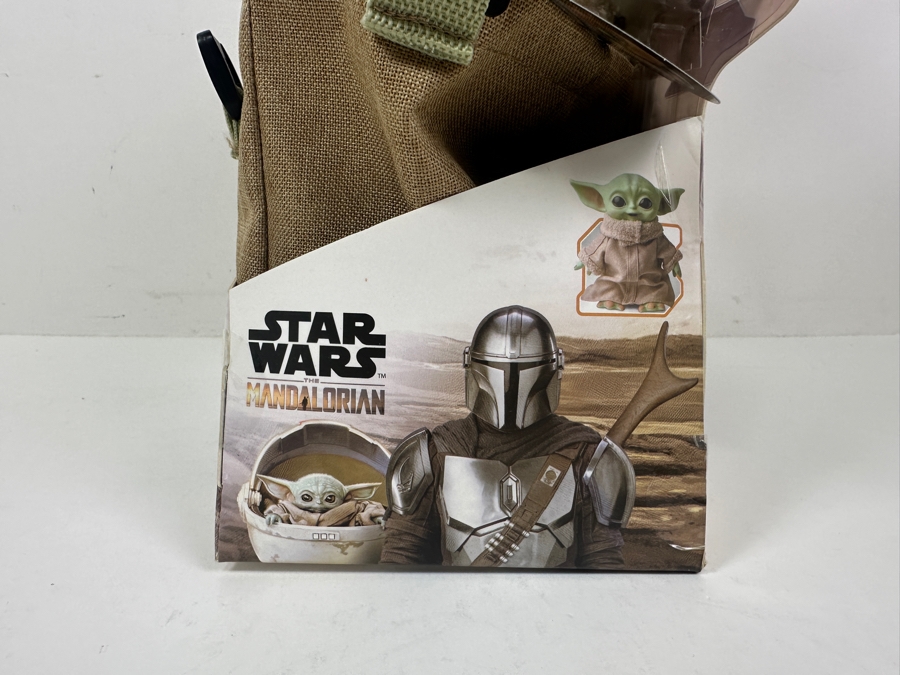 New Star Wars The Mandalorian The Child Plush Toy With Carrier Mattel 2020 [Photo 5]