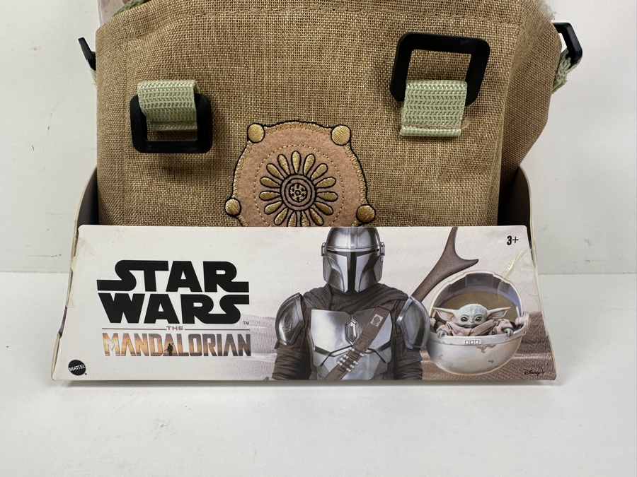 New Star Wars The Mandalorian The Child Plush Toy With Carrier Mattel 2020 [Photo 3]