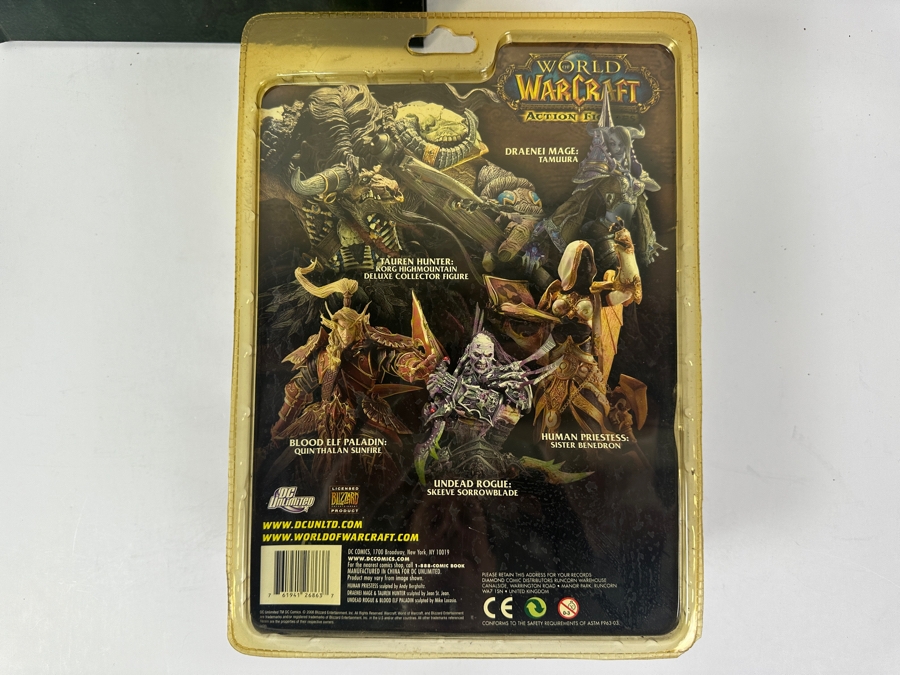 New World Of Warcraft Quin'thalan Sunfire Action Figure And First Edition Hardcover Book World Of Warcraft The Burning Crusade Atlas 2008 [Photo 6]