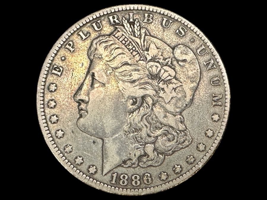 1886 O Morgan Silver Dollar