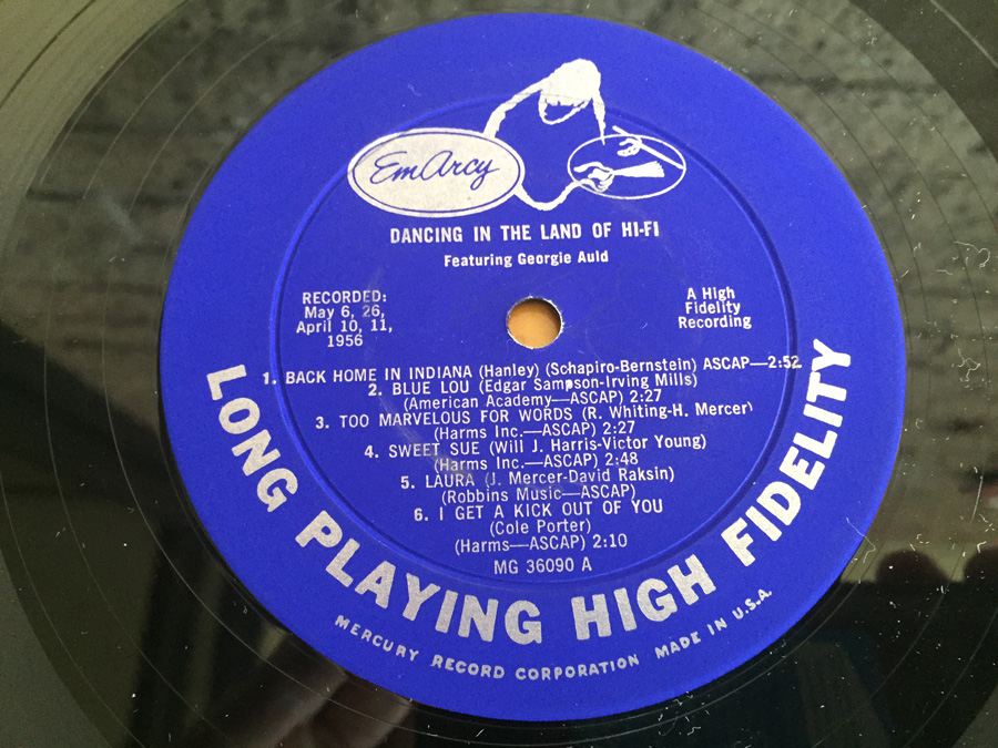 Georgie Auld And His Orchestra ‎- Dancing In The Land Of Hi-Fi - Emarcy ‎- MG 36090 [Photo 4]